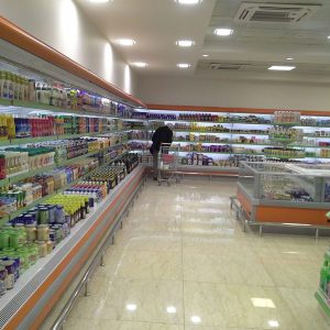 یخچال ایستاده پرده هوا مدل سهند